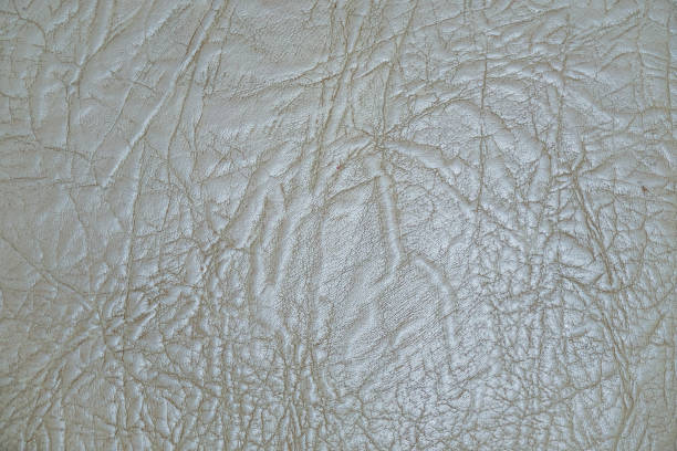 Old white skin texture with folds on surface