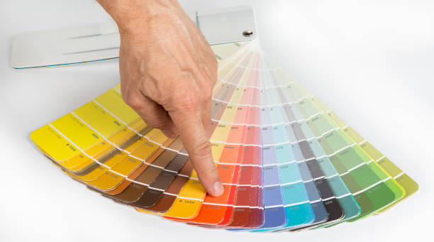 istock Used color sampler for a picking up a paint 1160615588