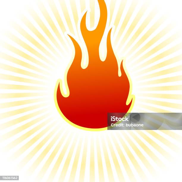 Fuoco Su Royaltyfree Sfondo Vettoriale Con Effetto Luce - Immagini vettoriali stock e altre immagini di Accendere (col fuoco)