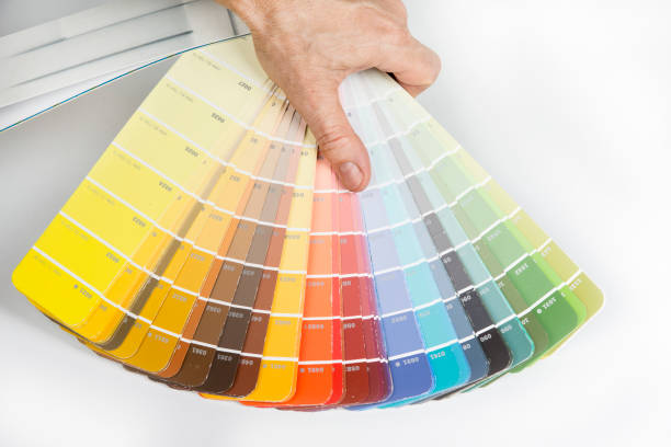 istock Used color sampler for a picking up a paint 1160616003