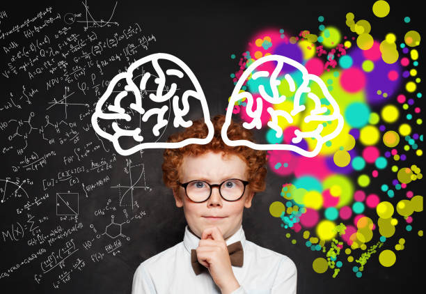 istock Thinking child boy. Choosing a Career concept 1160616368