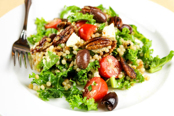 istock Couscous Salad with Kale, Pecans & Feta Cheese 1160621570