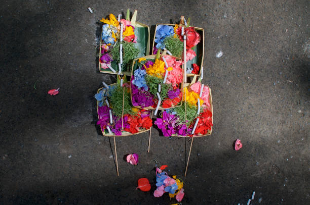 istock View of some Canang Sari (Balinese offerings) 1160621696
