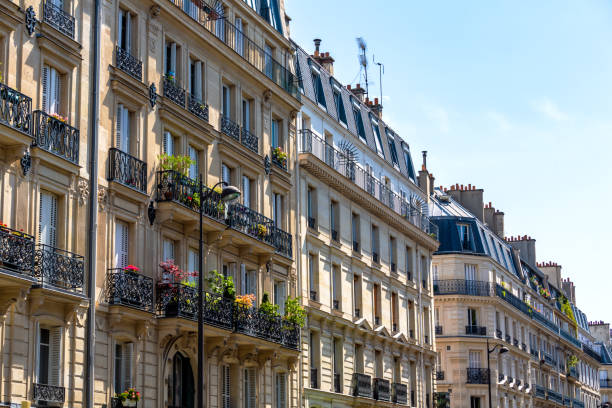 istock Old houses in  Paris 1160622373