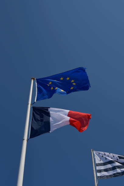 istock Flags France Europe Brittany 1160623347