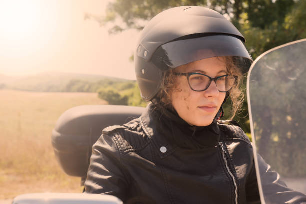 istock Girl on a scooter 1160629344