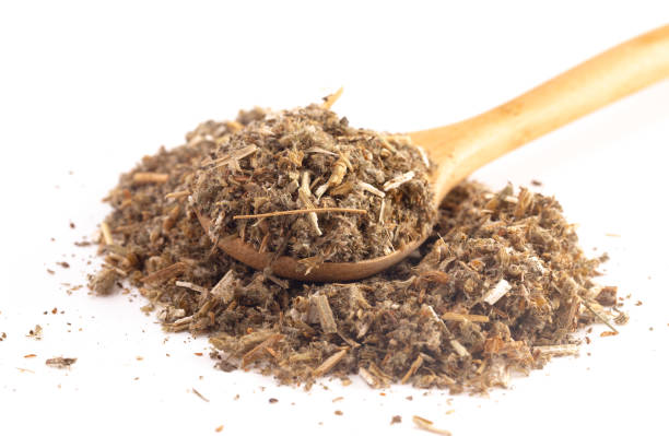 istock Pile of Dried Horehound Isolated on a White Background 1160633291