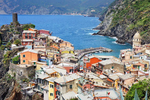istock Town Vernazza in Cinque Terre 1160633717