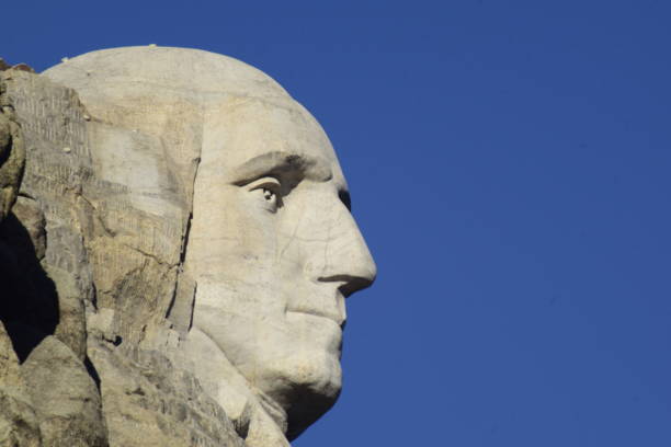 istock Profile View Of George Washington At Mount Rushmore National Monument 1160636295