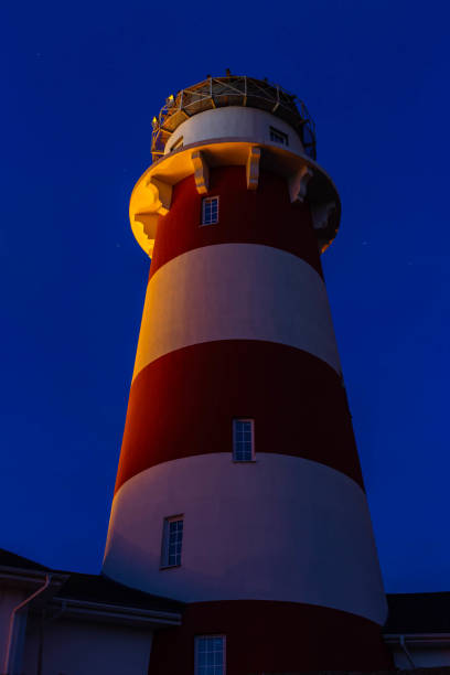 istock lighthouse on the sea at sunset 1160636460