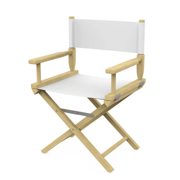 istock Movie Director Chair Isolated 1160638046