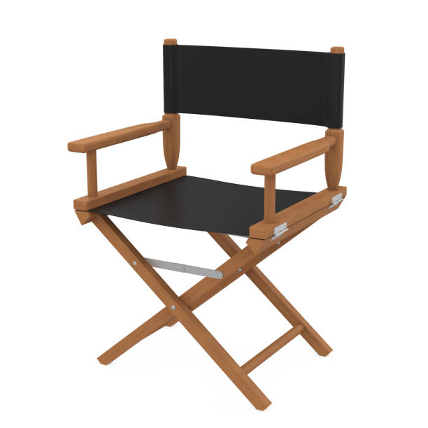 istock Movie Director Chair Isolated 1160638128