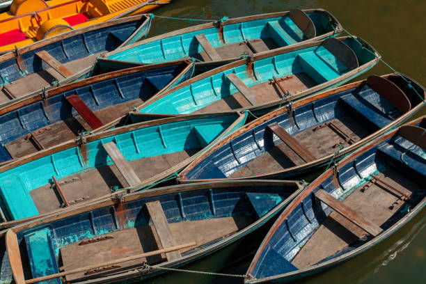 istock Colorful boats. 1160638841