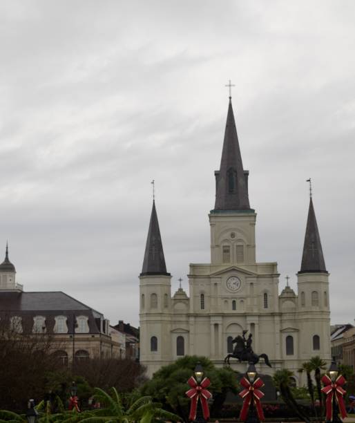 istock St. Louis Cathedral Against Cloudy Sky 1160638866
