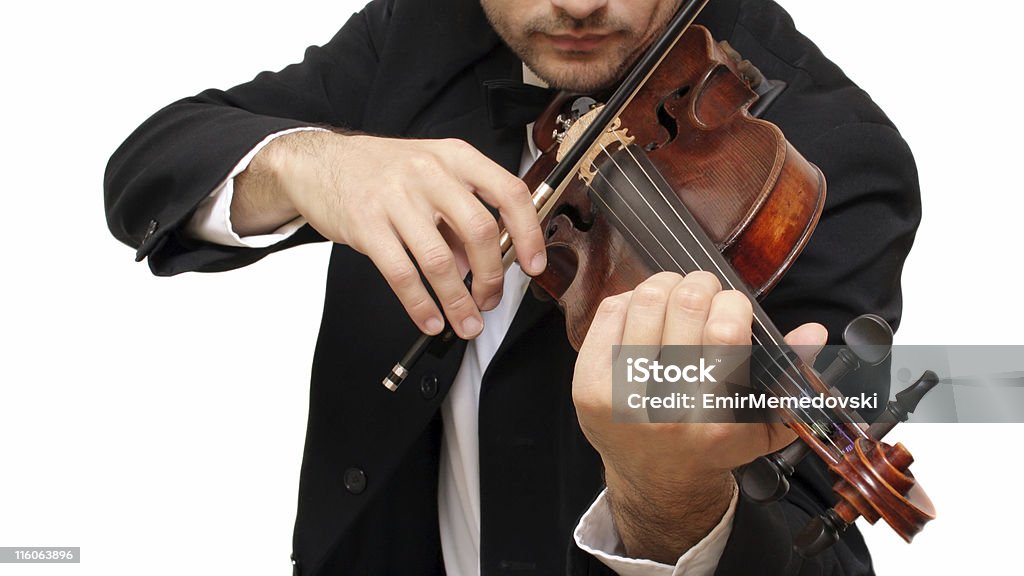 Giocatori di violino - Foto stock royalty-free di Archetto