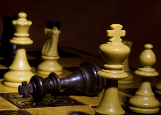 istock Chess photographed on a chessboard 1160639016