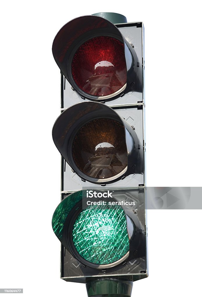 Semáforo en verde - Foto de stock de Semáforo libre de derechos