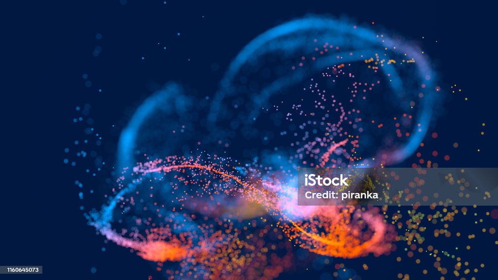 Fly Particals Flying Particles Background Stock Photo - Download Image Now - Dust ...