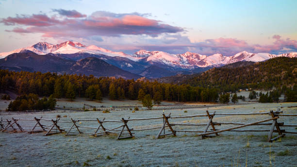 istock Continental Divide Mountains Panorama at sunrise 1160649199