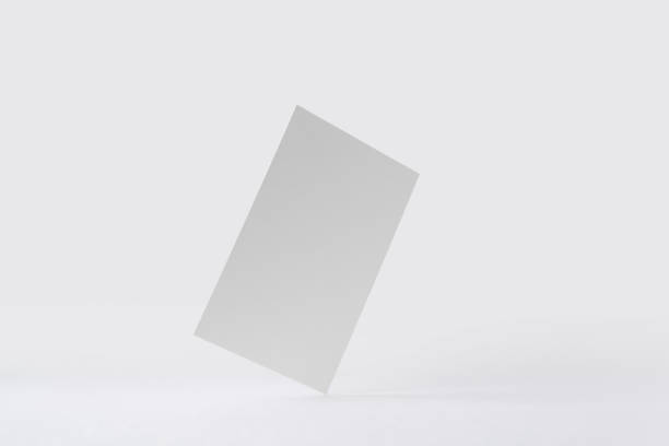 istock front view of white business card on white 1160658138