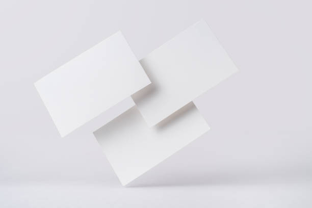 istock front view of white business card on white 1160658189