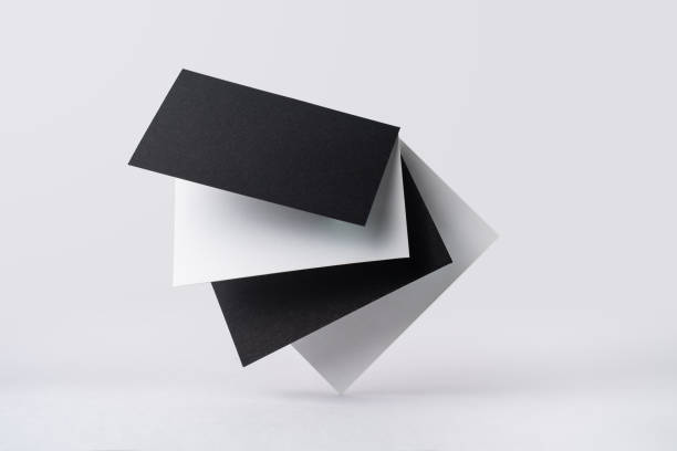 istock front view of white and black business card 1160658208