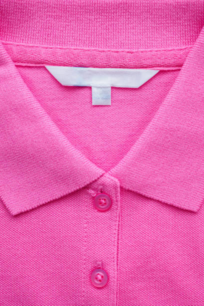 istock Blank white clothes label on new shirt 1160659543