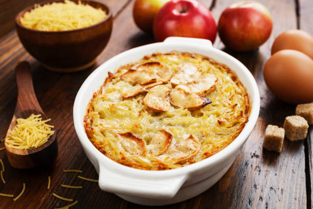 istock Noodles casserole with apples 1160659550