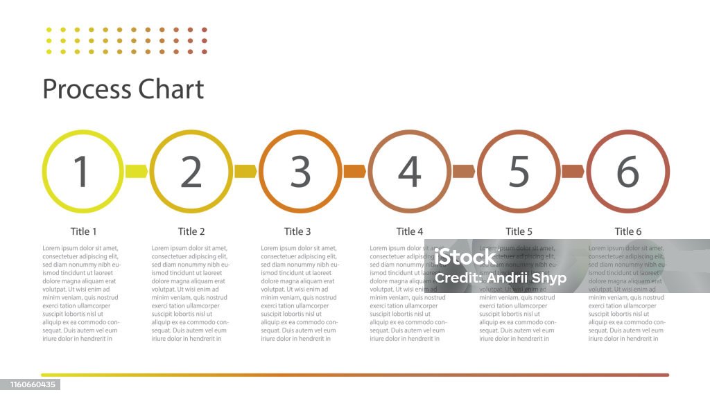 Process Steps Template.doc Process Chart Template With Six Steps Stock Illustration - Download ...