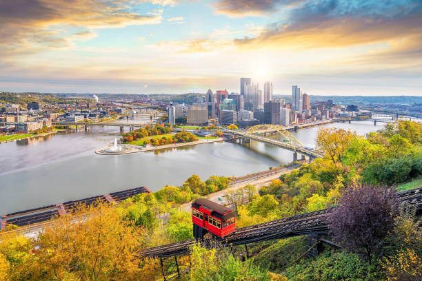 istock Downtown skyline and vintage incline in Pittsburgh 1160660771