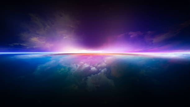 flores do por do sol - horizonte - fotografias e filmes do acervo