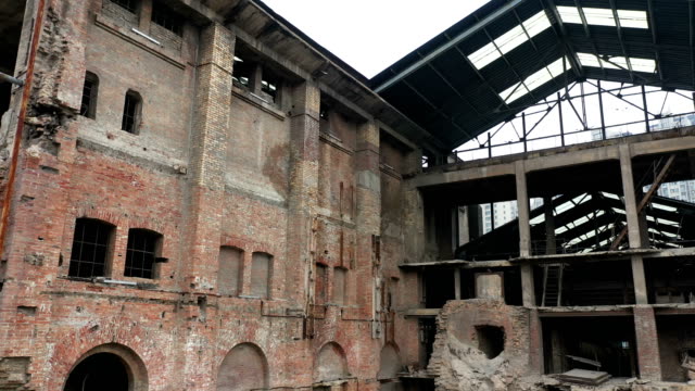 Abandoned factory buildings