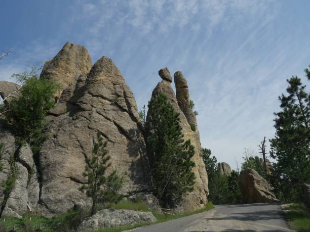 istock Rock formations at Needle's Eye, Needle's Highway, South Dakota 1160679972