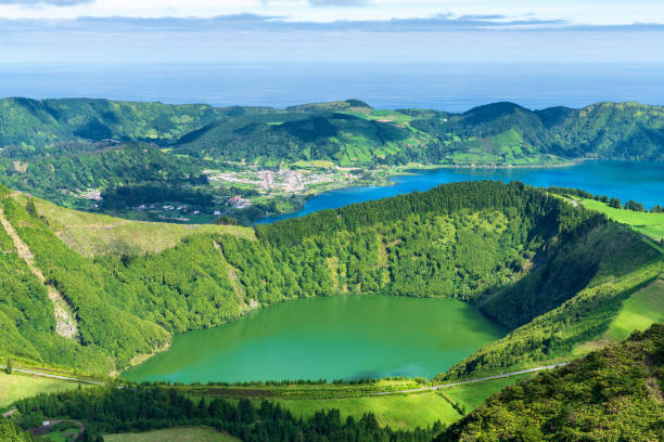istock Sete Cidades lake in The Azores 1160680781