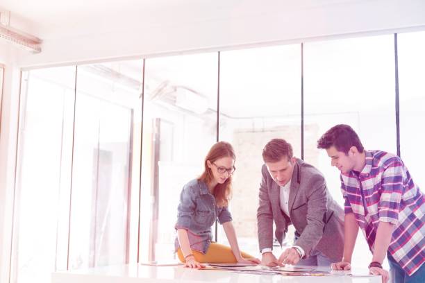istock Creative business people in office 1160684927