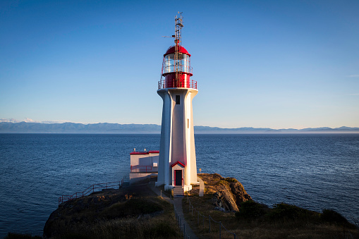 Sheringham Point Lighthouse located on Vancouver Island.