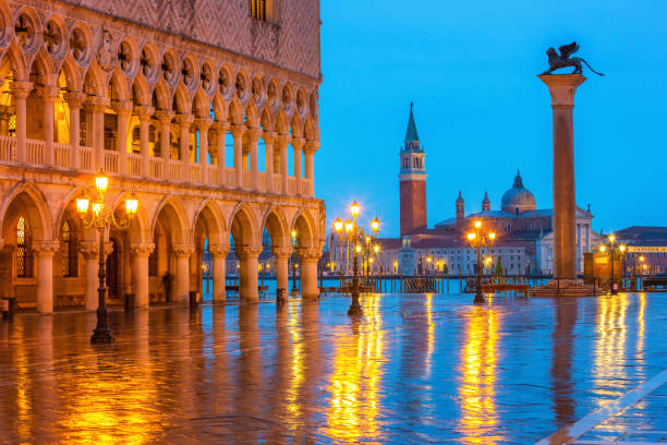 istock Piazza San Marco at night, Venice 1160690652