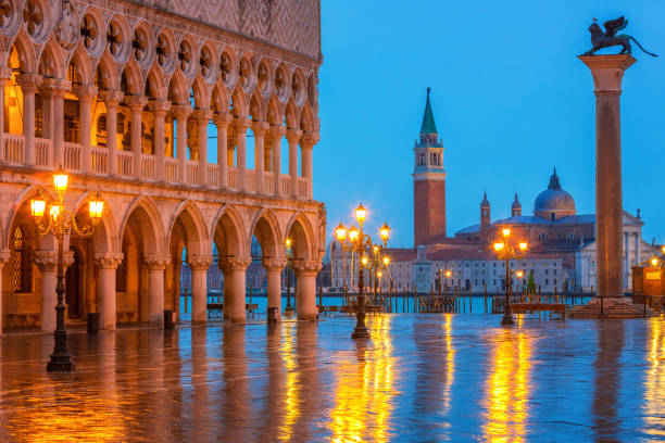 istock Piazza San Marco at night, Venice 1160690664