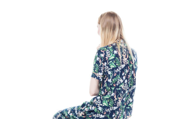 istock Attractive female in pajamas - 1160694132