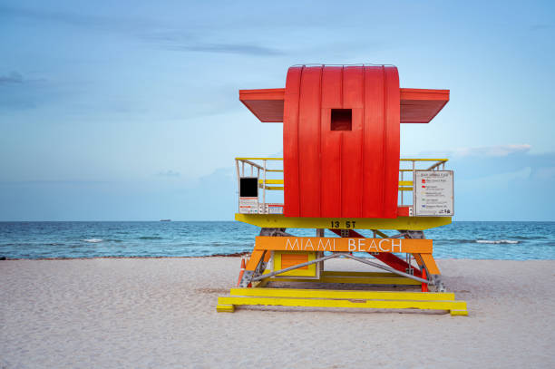 istock Lifeguard tower Miami Beach 1160699360