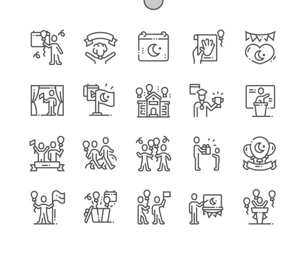 Nisan( National Sovereignty and Children's Day) Well-crafted Pixel Perfect Vector Thin Line Icons 30 2x Grid for Web Graphics and Apps. Simple Minimal Pictogram Nisan( National Sovereignty and Children's Day) Well-crafted Pixel Perfect Vector Thin Line Icons 30 2x Grid for Web Graphics and Apps. Simple Minimal Pictogram happy teacher day stock illustrations