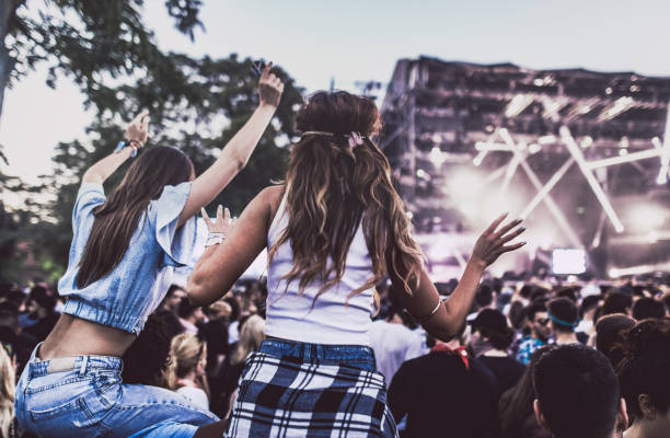 istock Dancing on a music festival! 1160703426
