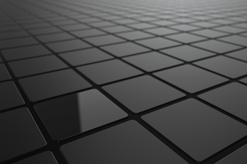 Regular tiled floor 3D Modeling & Rendering