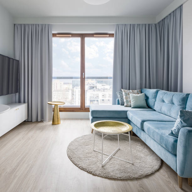 istock Bright living room interior 1160712218