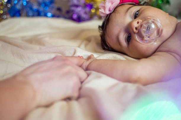 istock Touch of newborn 1160719801