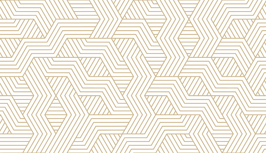 Abstract simple geometric vector seamless pattern with gold line texture on white background. Light modern simple wallpaper, bright tile backdrop, monochrome graphic element.