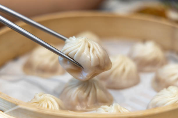 istock Popular chinese steamed bun Xiaolongbao 1160722163