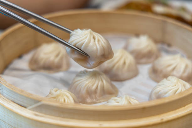 istock Popular chinese steamed bun Xiaolongbao 1160722351