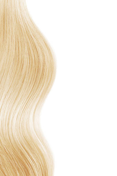 istock Blond shiny hair as background. Copyspace 1160724158