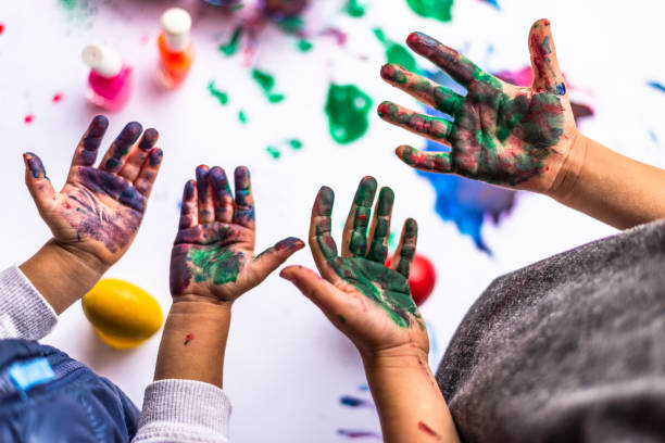 istock Colorful children hands 1160725173